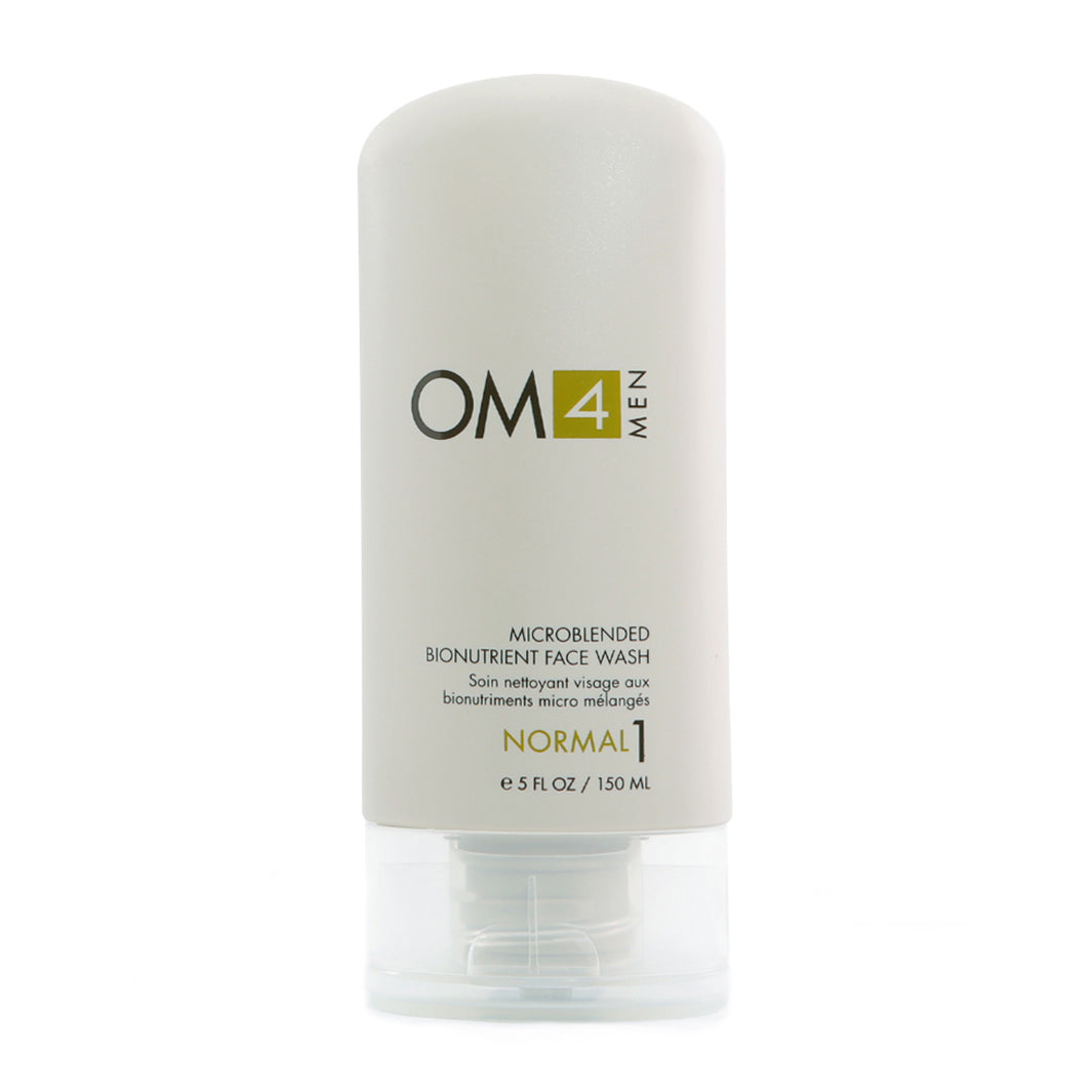 Organic Male OM4 Normal Step 1: Microblended Bionutrient Face Wash - Full Size