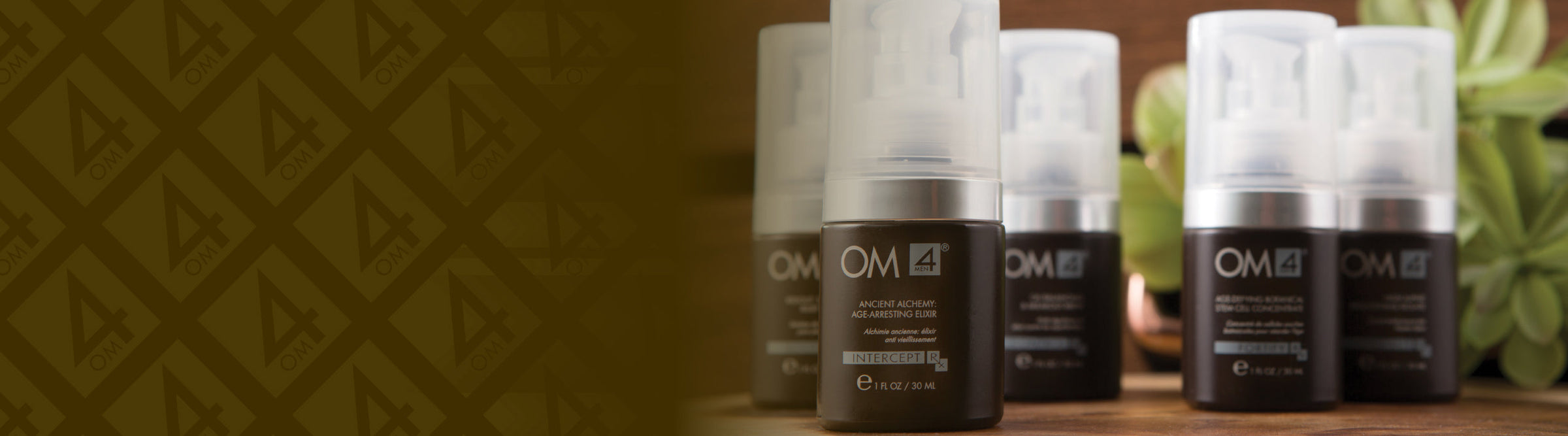 OM4 Organic Male Treatment Serums