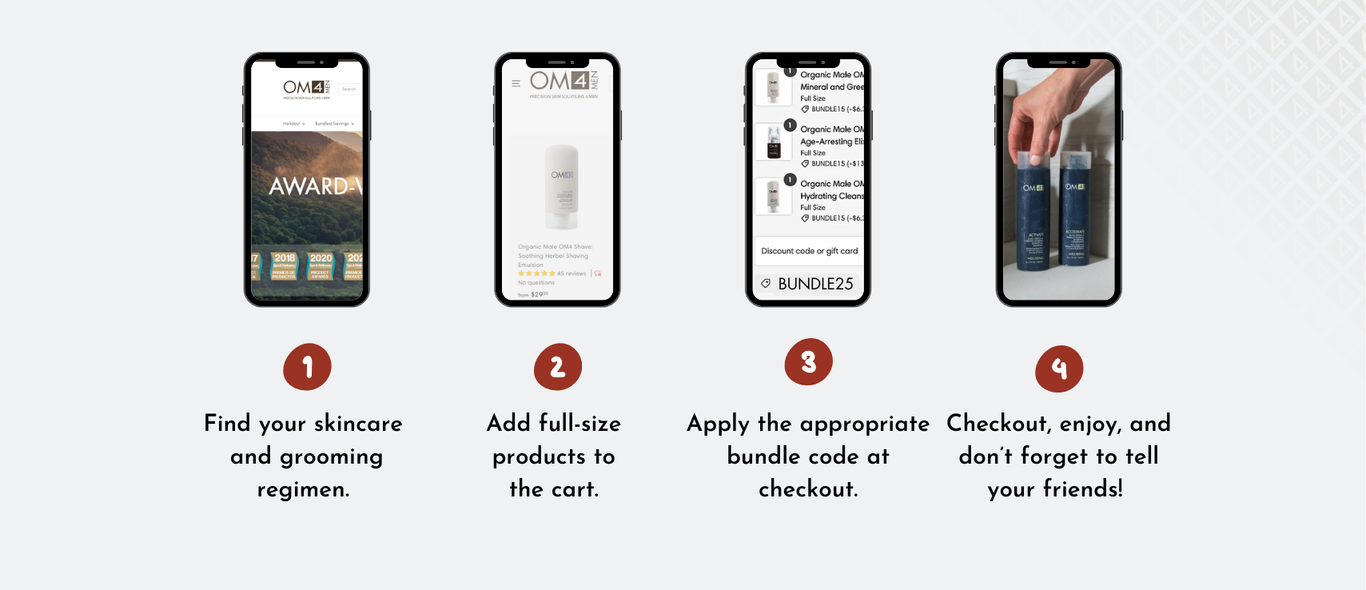 om4men bundle and save how it works