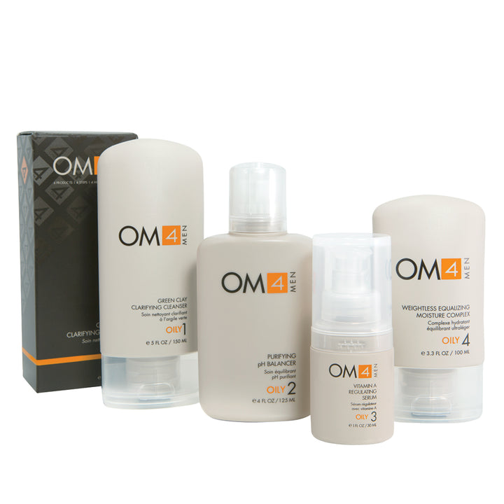 Organic Male OM4 Oily 4-Step RegiMEN