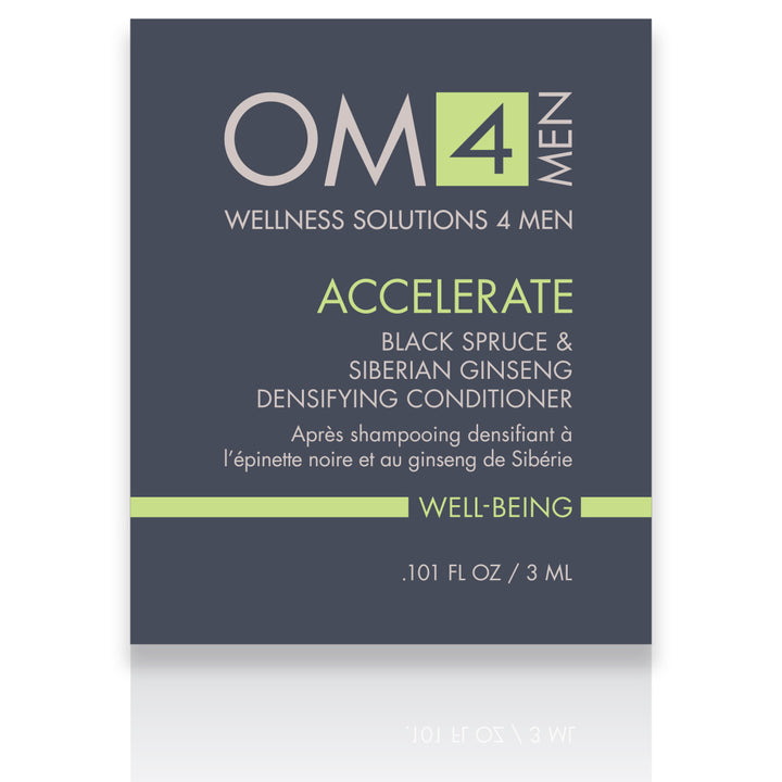 Organic Male OM4 Accelerate: Black Spruce & Siberian Ginseng Hair Densifying Conditioner - Sample Size