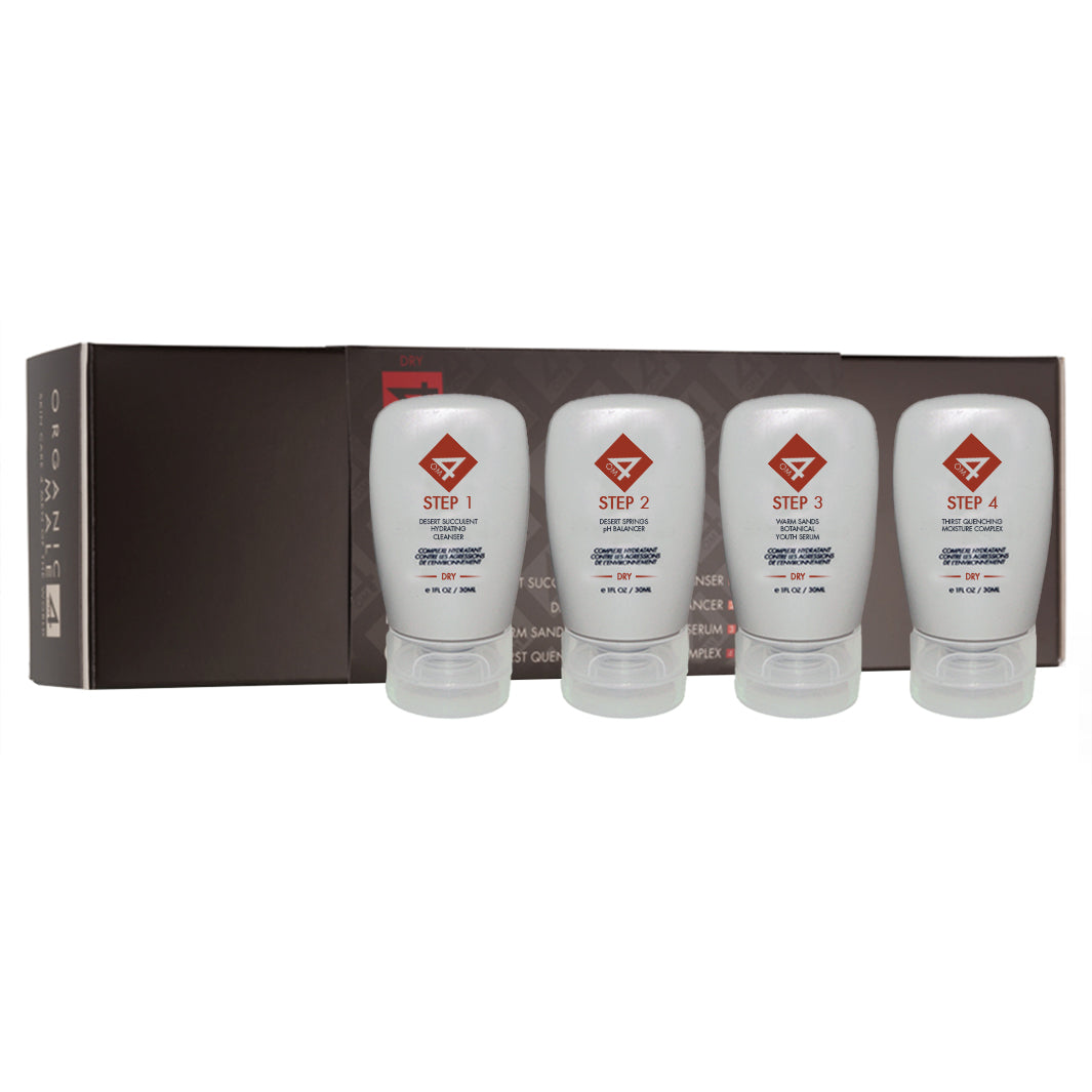 Organic Male OM4 Dry 4-Step RegiMEN (Travel Starter Size)