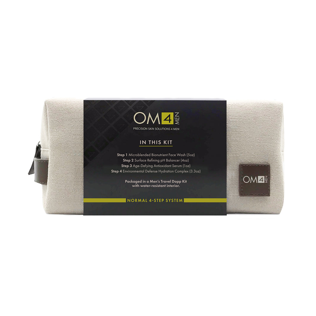 Normal 4-Step RegiMEN & Travel Bag – OM4 Organic Male