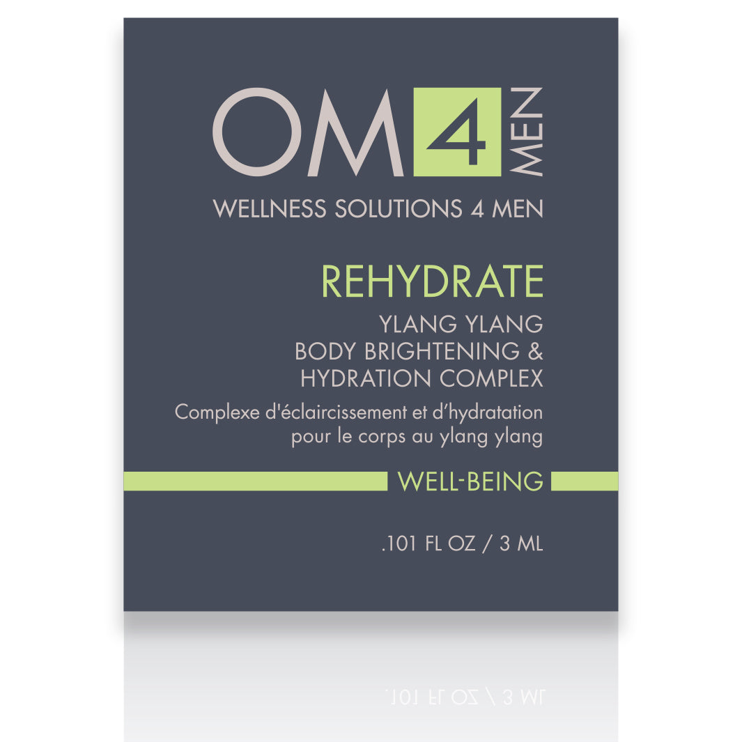Organic Male OM4 Rehydrate: Ylang Ylang Brightening & Hydration Complex - Sample Size