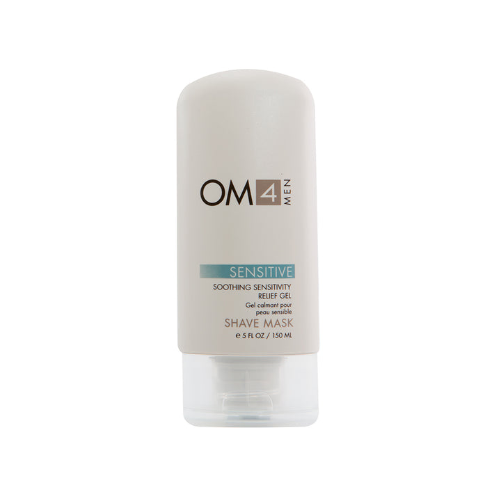Organic Male OM4 Sensitive Shave Mask: Soothing Sensitivity Relief Gel - Full Size