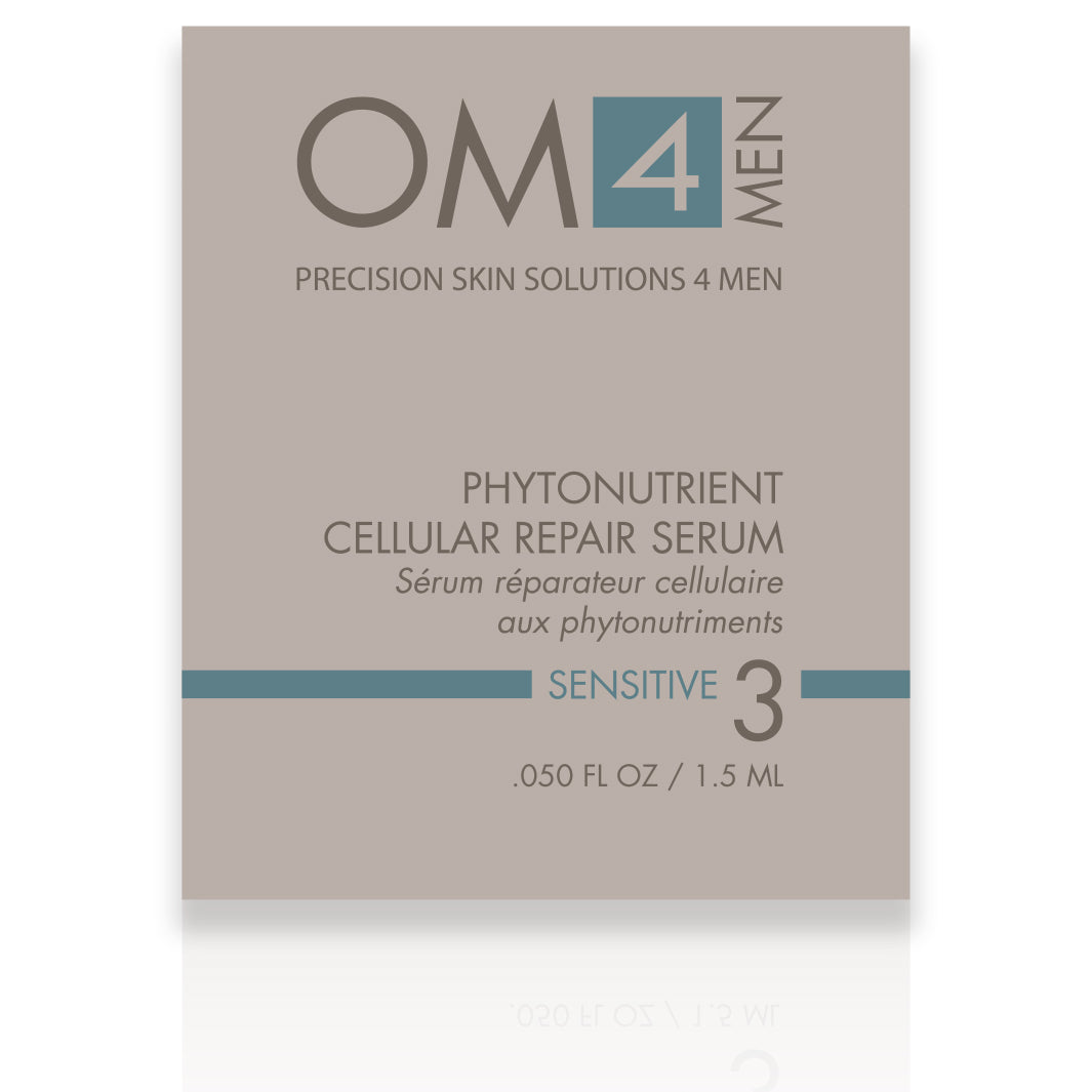Organic Male OM4 Sensitive Step 3: Phytonutrient Cellular Repair Serum - Sample Size
