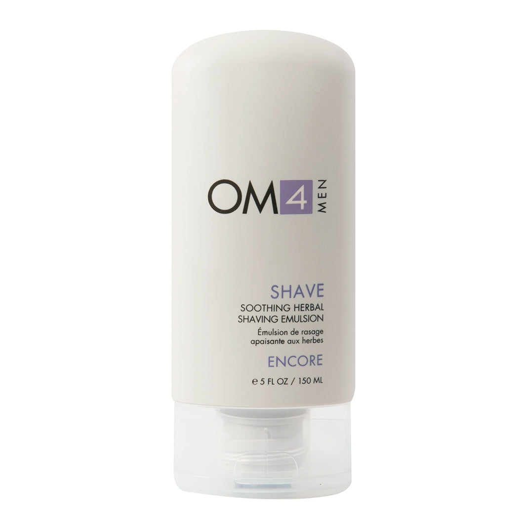 Organic Male OM4 Shave: Soothing Herbal Shaving Emulsion - Full Size