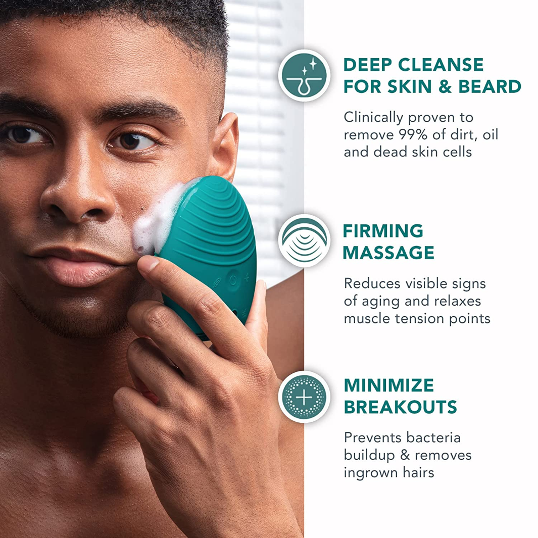 – LUNA 4 Brush MEN Cleansing OM4 Male Facial Organic FOREO